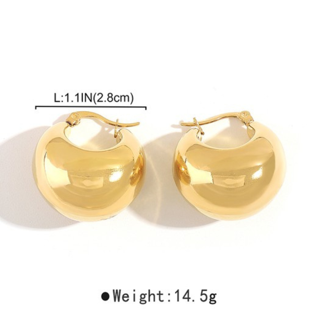 Gold Water Jug Earrings