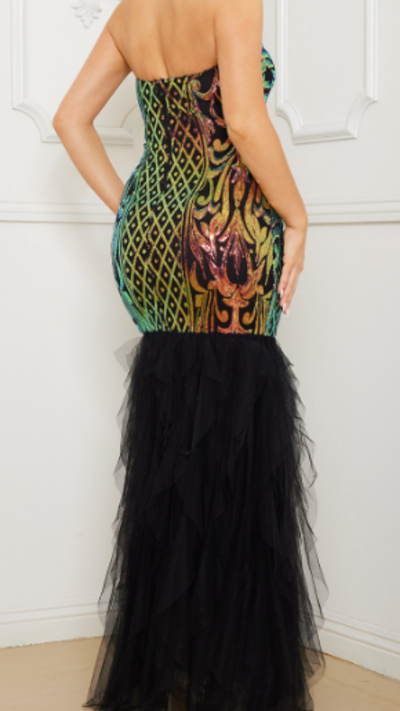 Iridescent Body Gown