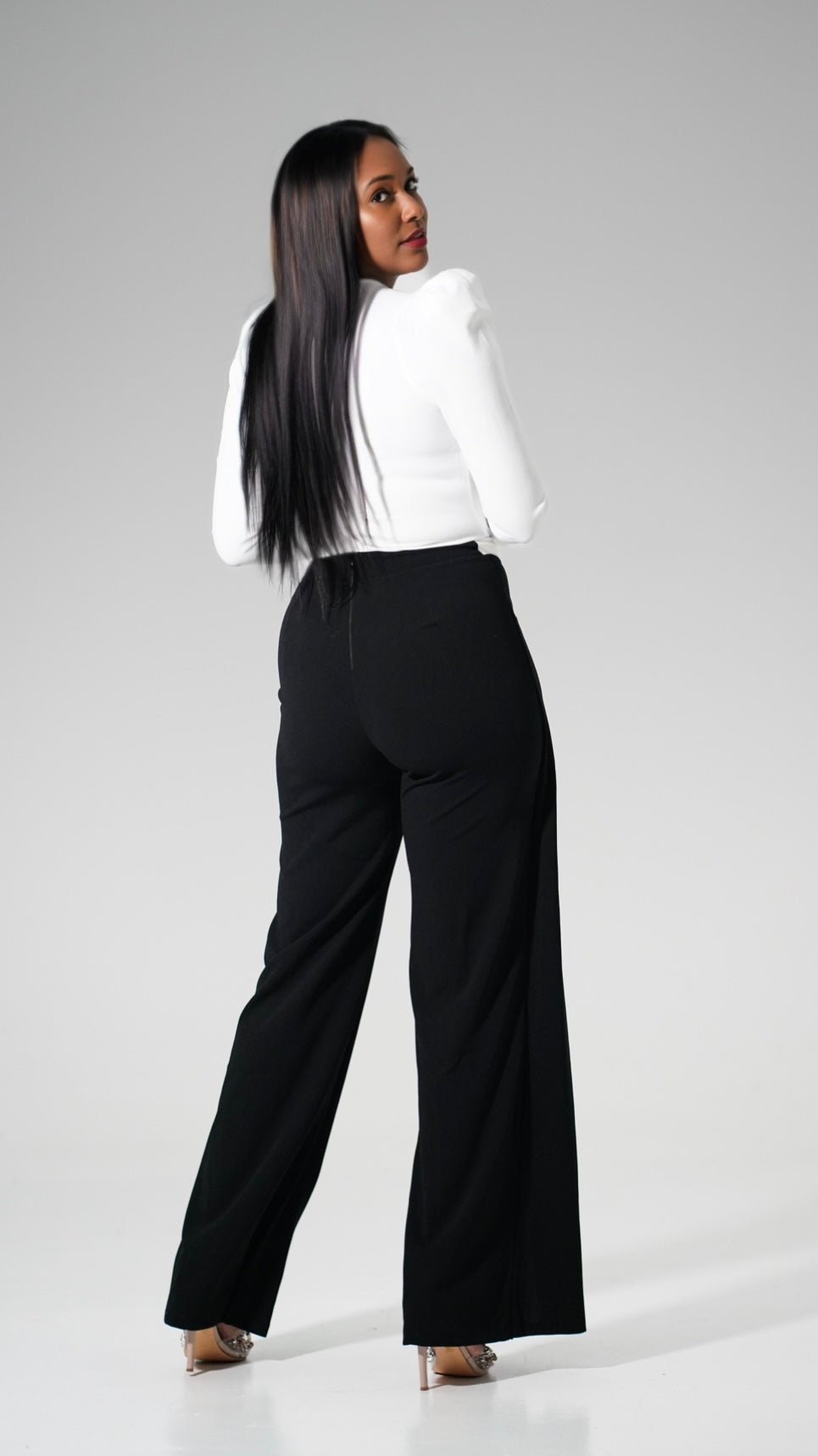 Black & White Asymmetrical Pant - Very Ashley
