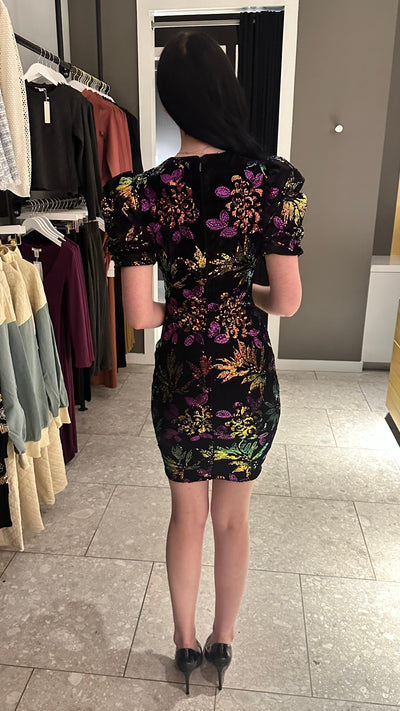 Salem Shimmer Velvet Dress - Very Ashley