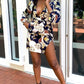 Very Ashley Richmond Virginia womens Boutique fashion Satin & Print Dress Black owned business 