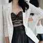 Very Ashley Richmond Virginia womens Boutique fashion Star Blazer - White Black owned business 