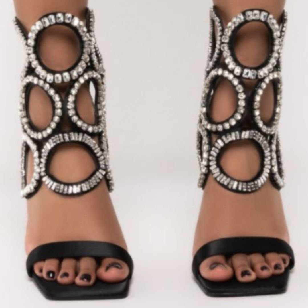 Very Ashley Richmond Virginia womens Boutique fashion Terra Stiletto Bootie - Black Black owned business 